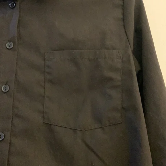 Rue 21 Black button down shirt - Picture 4 of 7